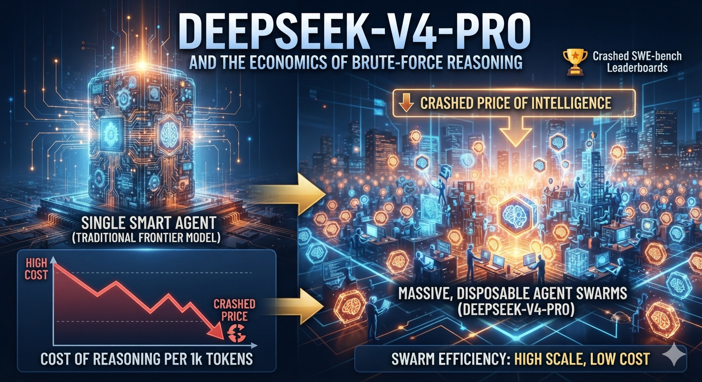 DeepSeek-V4-Pro and the Economics of Brute-Force Reasoning